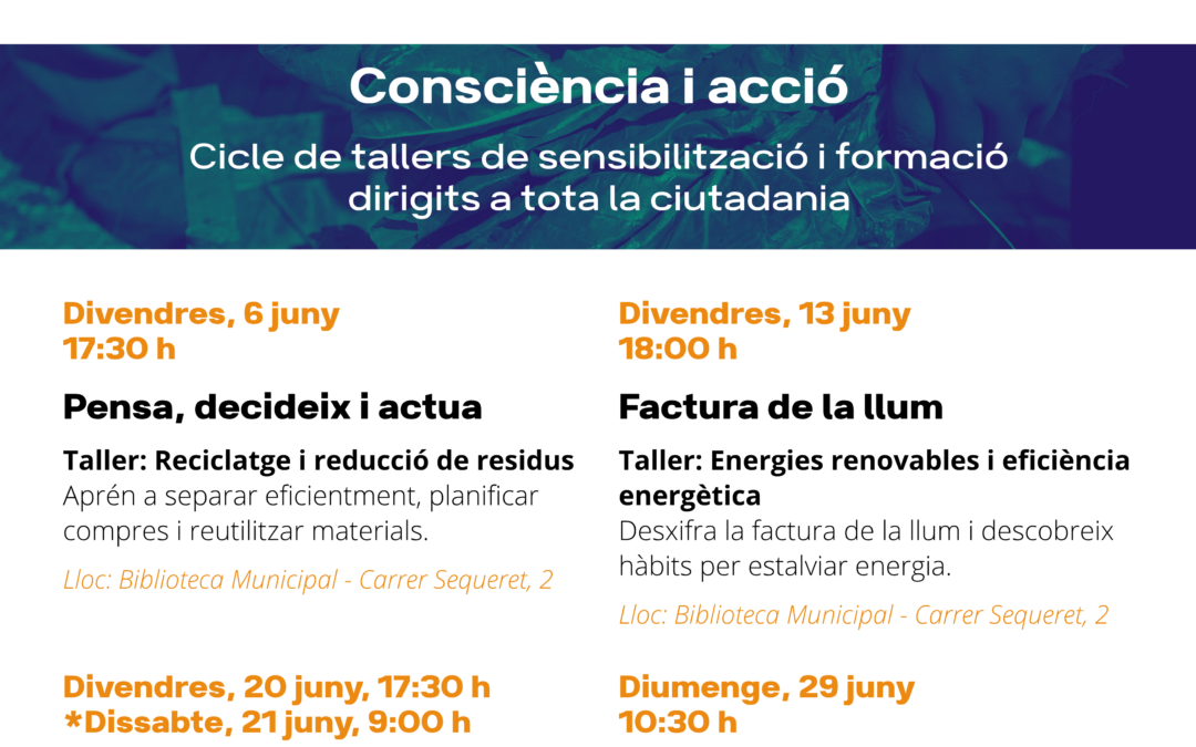 En el marco de la Agenda 2030, arranca el ciclo ‘Conciencia y acción’.