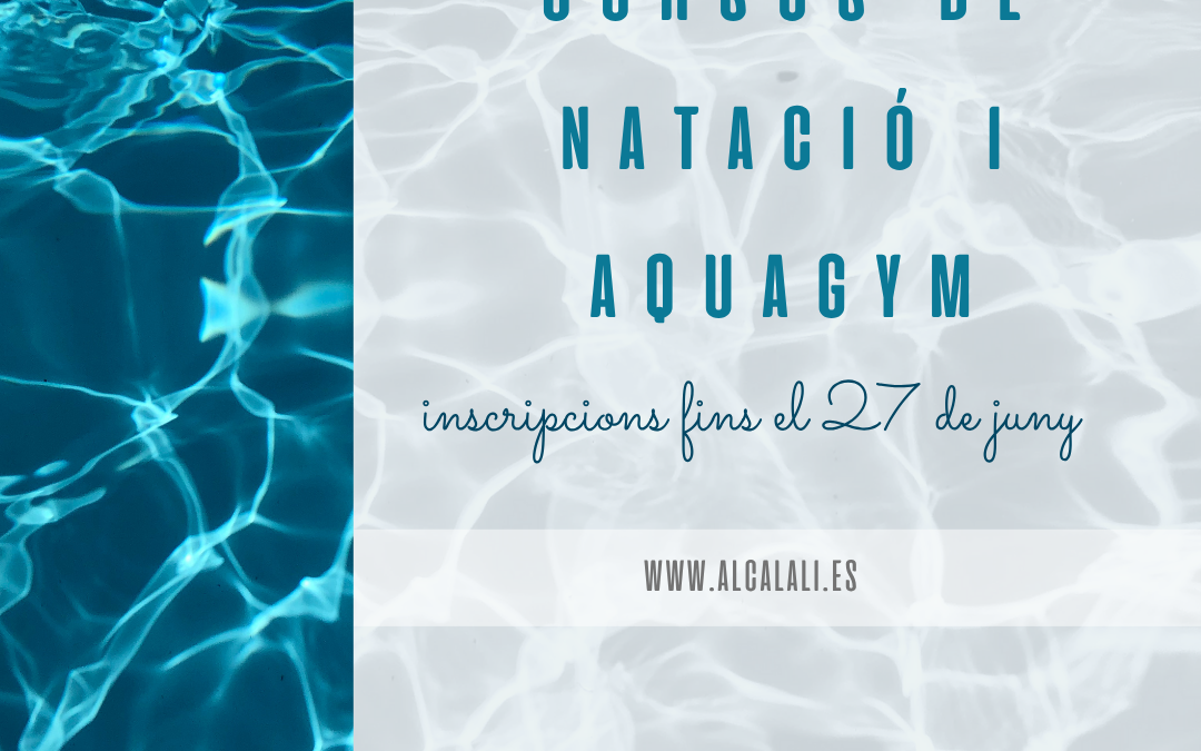 Cursos de natación y aquagym
