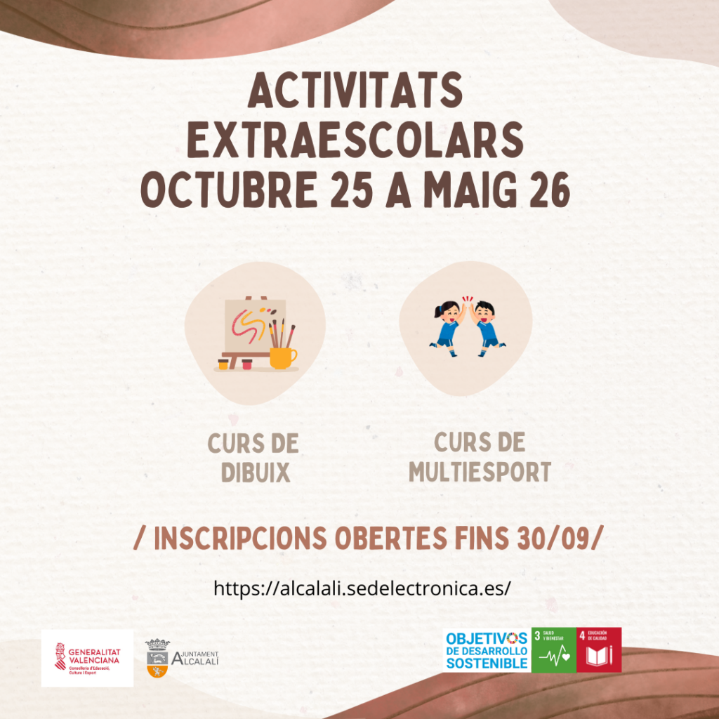Actividades extraescolares en Alcalalí