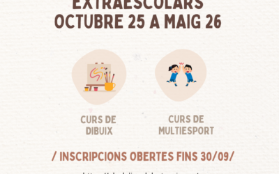 Actividades extraescolares para facilitar la conciliación familiar en Alcalalí