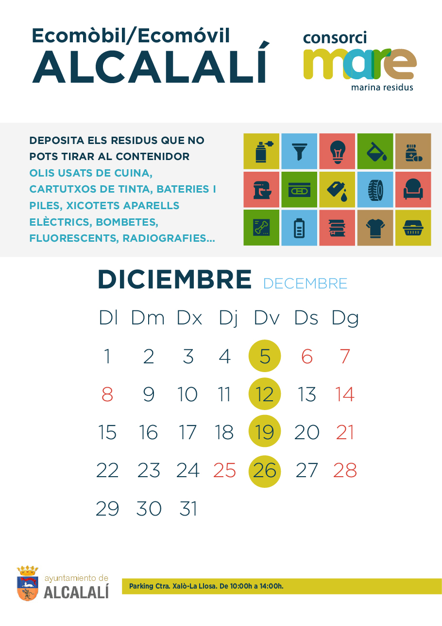 diciembre Pilates Alcalalí