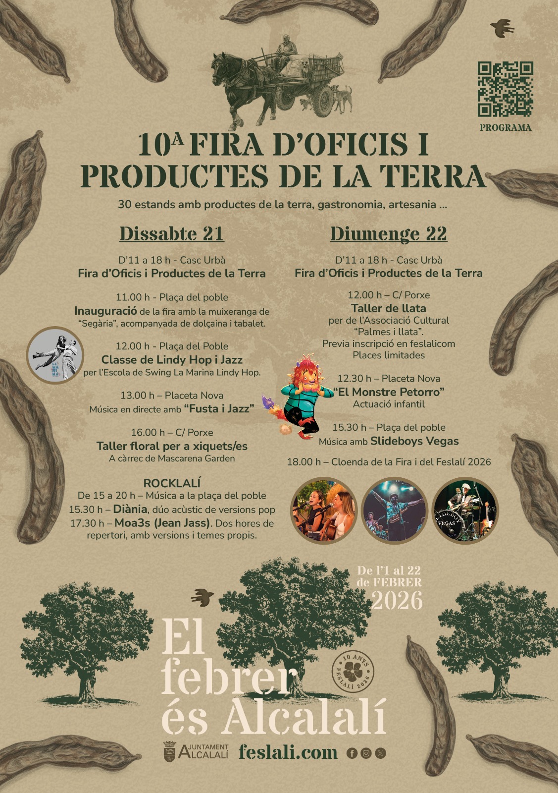 Fira d'Oficis - Alcalalí Recuperació i viabilitat de la comercialització de la garrofa” a càrrec de Jaume Mora Pedrós