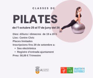 Curso de pilates y gimnasia para la tercera edad